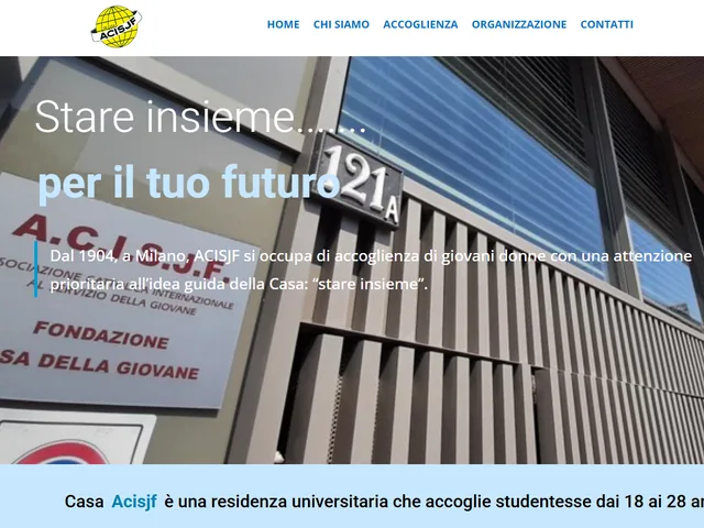 Anteprima del sito ACISJF
